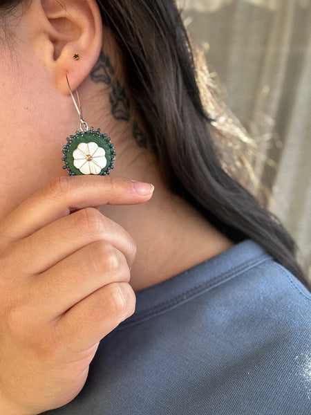 Evergreen Floral Earrings