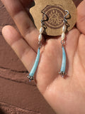 Sky Dentalium Earrings