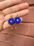 Cobalt Amazonite Threaders
