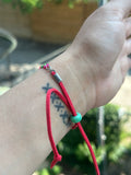 Sweet Pea Flower Bracelet