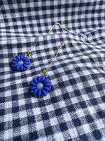 Cobalt Amazonite Threaders