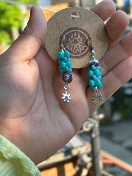 Sky Pearl Drop Earrings