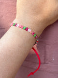 Sweet Pea Flower Bracelet