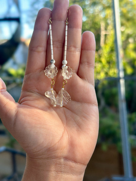 Dainty Howlite Dangles