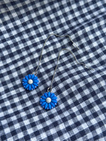 Electric Howlite Floral Threaders